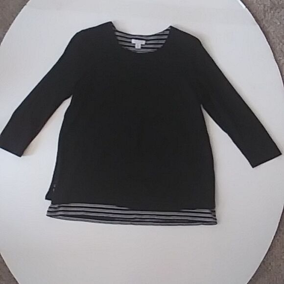 J. Jill Blouse Layered Look Dress Casual - Picture 1 of 11